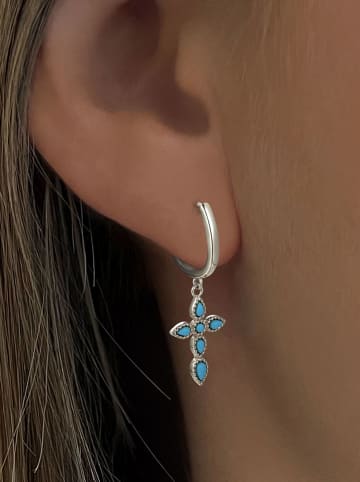 Eclat d'Argent Silber-Ohrringe mit Edelsteinen