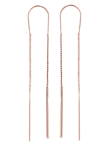Eclat d'Argent Rosévergold. Ohrhänger mit Edelsteinen