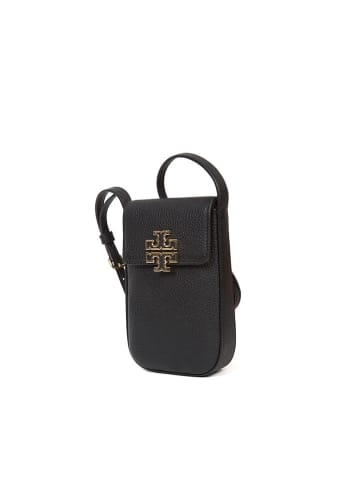 Tory Burch Leder-Handytasche in Schwarz - (B)8 x (H)18 x (T)3 cm