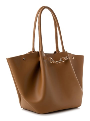 Lucky Bees Schoudertas lichtbruin - (B)28 x (H)17 x (D)10 cm