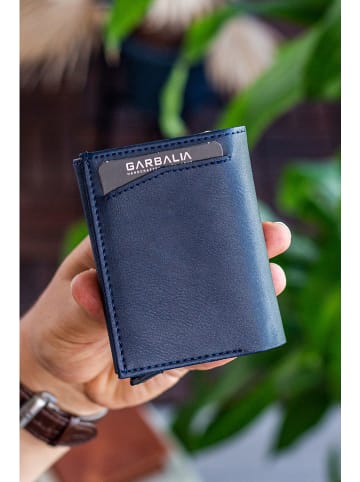 Lucky Bees Leder-Geldbörse in Schwarz - (B)7 x (H)9 x (T)2 cm