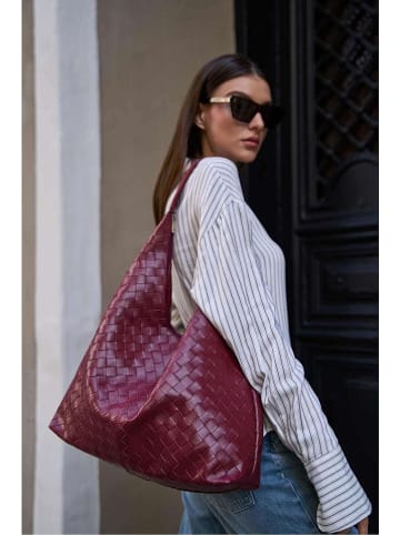 Lucky Bees Schoudertas bordeaux - (B)30 x (D)25 cm