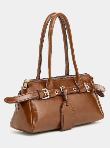 Lucky Bees Schultertasche in Hellbraun - (B)28 x (H)10 x (T)16 cm