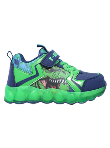 Dinosaur Sneakers groen/donkerblauw