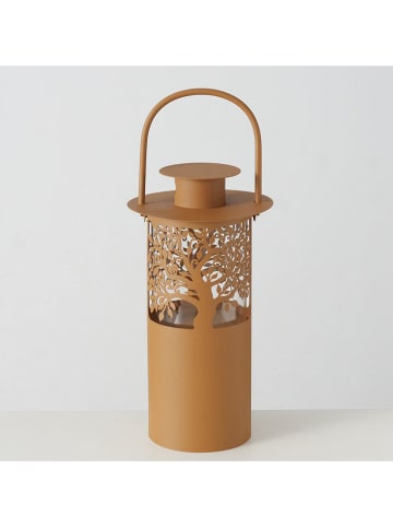 Boltze Lampion "Astella" w kolorze jasnobrązowym - wys. 45 x Ø 18 cm