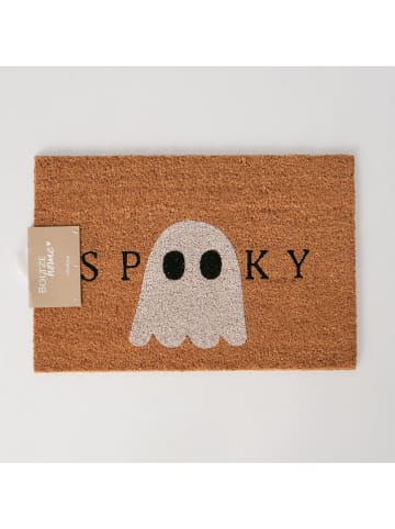 Boltze Wycieraczka "Spooky" w kolorze jasnobrązowo-białym - 60 x 40 cm