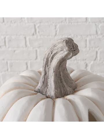 Boltze Dekoaufsteller "Baldomero" in Creme - (H)39 x Ø 31 cm
