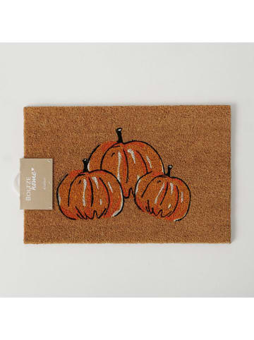Boltze Wycieraczka "Pumpkin" w kolorze jasnobrązowo-pomarańczowym - 60 x 40 cm