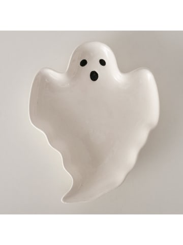 Boltze Servierteller "Spooks" in Weiß - (L)20 x (B)16 cm