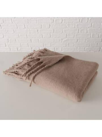 Boltze Wohndecke ''Scondi'' in Taupe - (L)170 x (B)130 cm