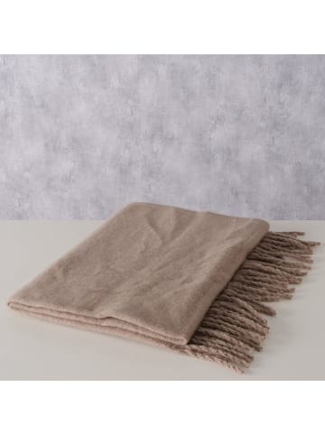 Boltze Woondeken ''Scondi'' taupe - (L)170 x (B)130 cm