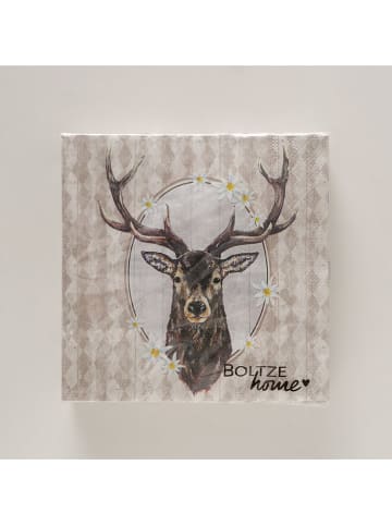 Boltze Serwetki (20 szt.) "Ludwig" w kolorze brązowym