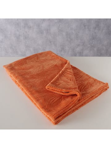 Boltze Wohndecke ''Arkki'' in Orange - (L)160 x (B)130 cm