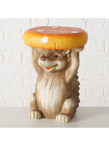 Boltze Stolik "Heggy" w kolorze brązowo-żółtym - wys. 41 x Ø 29 cm