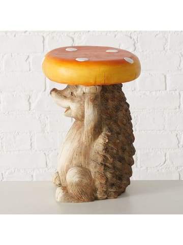 Boltze Stolik "Heggy" w kolorze brązowo-żółtym - wys. 41 x Ø 29 cm