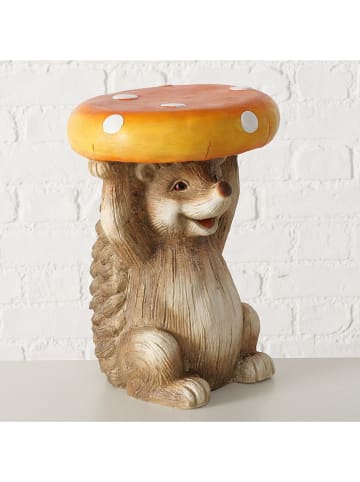 Boltze Stolik "Heggy" w kolorze brązowo-żółtym - wys. 41 x Ø 29 cm