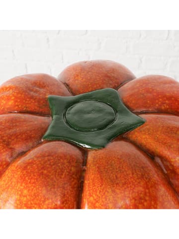 Boltze Beistelltisch "Pumpkin" in Orange - (H)42 x Ø 40 cm