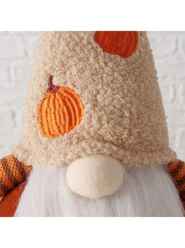 Boltze Dekofigur "Elvin" in Beige/ Orange - (H)35 cm