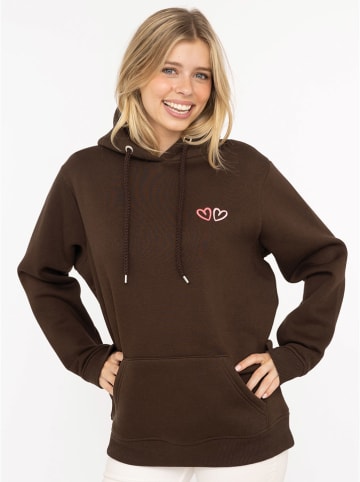 Zwillingsherz Bluza "Lima" w kolorze brązowym