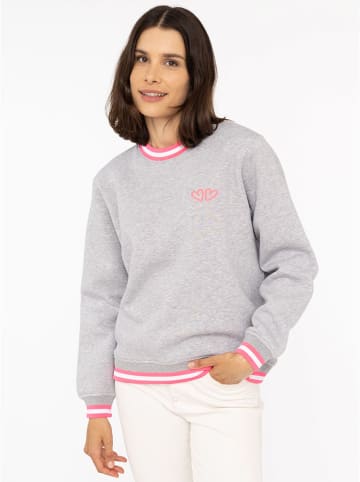 Zwillingsherz Sweatshirt "ZH Classic" in Grau