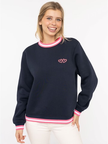 Zwillingsherz Sweatshirt "ZH Classic" in Dunkelblau
