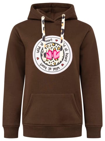 Zwillingsherz Bluza "Kelly" w kolorze brązowym