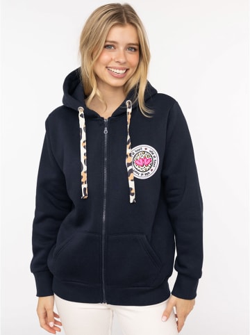 Zwillingsherz Sweatvest "Leo Doppelherz" donkerblauw