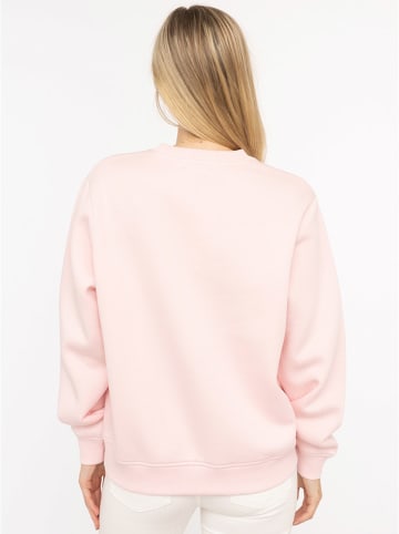 Zwillingsherz Sweatshirt "Happy Vibes" lichtroze