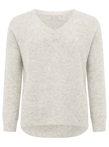 Zwillingsherz Kaszmirowy sweter w kolorze kremowym