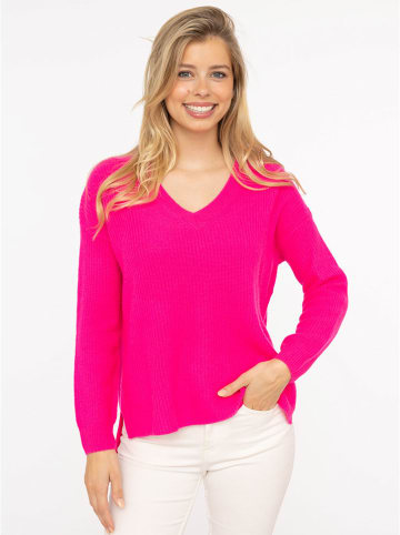 Zwillingsherz Kaschmir-Pullover in Pink