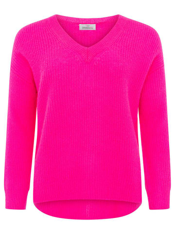 Zwillingsherz Kaschmir-Pullover in Pink