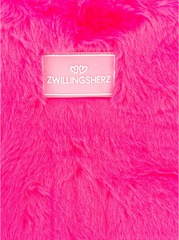 Zwillingsherz Henkeltasche in Pink - (B)33 x (H)23 cm