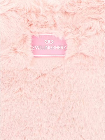 Zwillingsherz Henkeltasche in Rosa - (B)33 x (H)23 cm