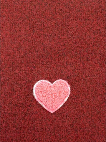 Zwillingsherz Sjaal "Herz" bordeaux - (L)35 x (B)48 cm