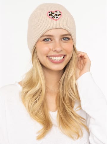 Zwillingsherz Muts "Leo-Herz" beige