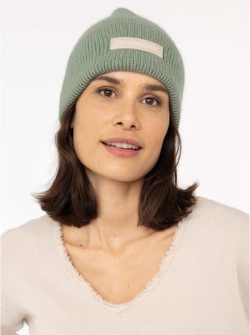 Zwillingsherz Muts "Uni Patch" groen