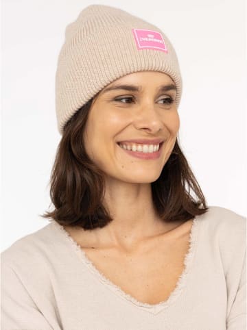 Zwillingsherz Mütze "Zwillingsherz" in Beige