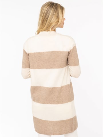Zwillingsherz Cardigan in Creme/ Beige