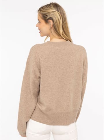 Zwillingsherz Kasjmieren trui beige