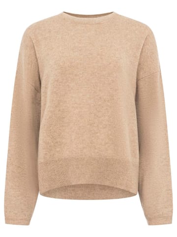 Zwillingsherz Kasjmieren trui beige