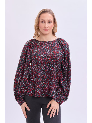 Marks & Spencer Bluse in Schwarz/ Bunt