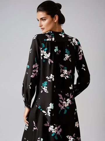 Marks & Spencer Blouse zwart/wit/turquoise