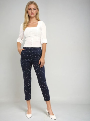 Marks & Spencer Marlenehose in Dunkelblau