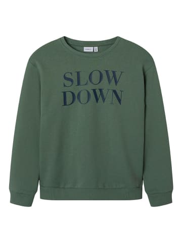 name it Sweatshirt "Nello" in Grün
