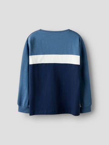 name it Longsleeve "Pofinte" in Hellblau/ Weiß/ Blau