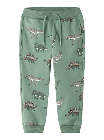 name it Sweatbroek "Nenean" groen