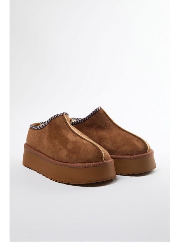 trendyol Ankle-Boots in Hellbraun