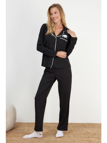 trendyol Pyjama in Schwarz
