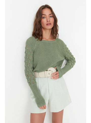trendyol Pullover in Grün