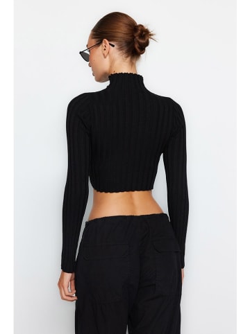 trendyol Sweter w kolorze czarnym